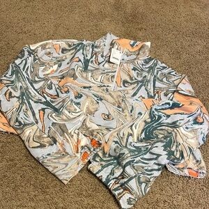 Free People Cropped Sweatshirt